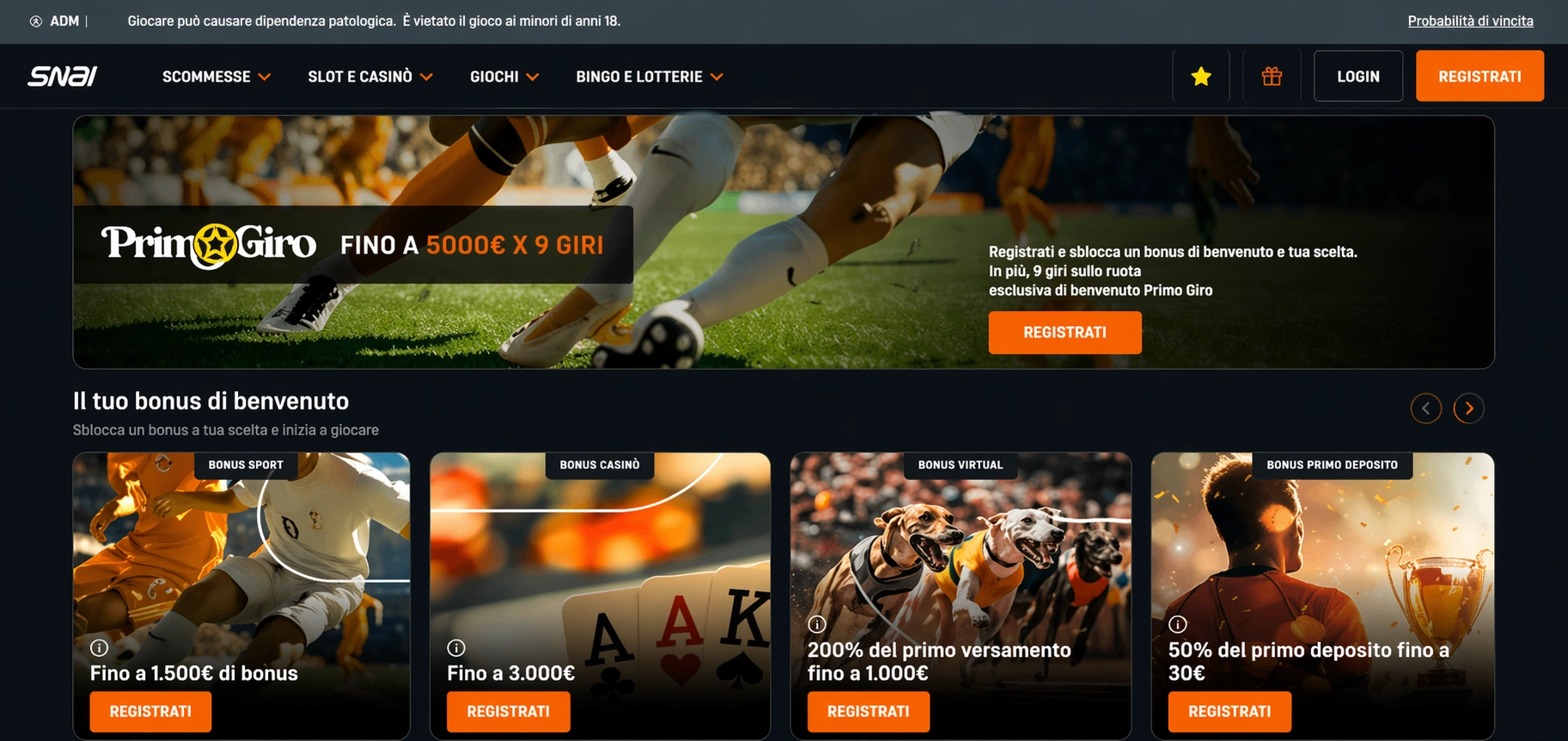 SNAI casino non AAMS sicuro – istituzione del gaming italiano 2026